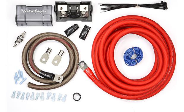 Rockford Fosgate Rfk1 1 0awg Power Wiring Kit Driving Sound Rockford Fosgate Rfk1 1 0awg Power, What Gauge Wiring Kit Do I Need