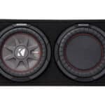 KICKER TCWRT102 COMPRT 10INCH 2OHM 800MAX/400RMS ENCLOSED SLIMLINE SUBWOOFER