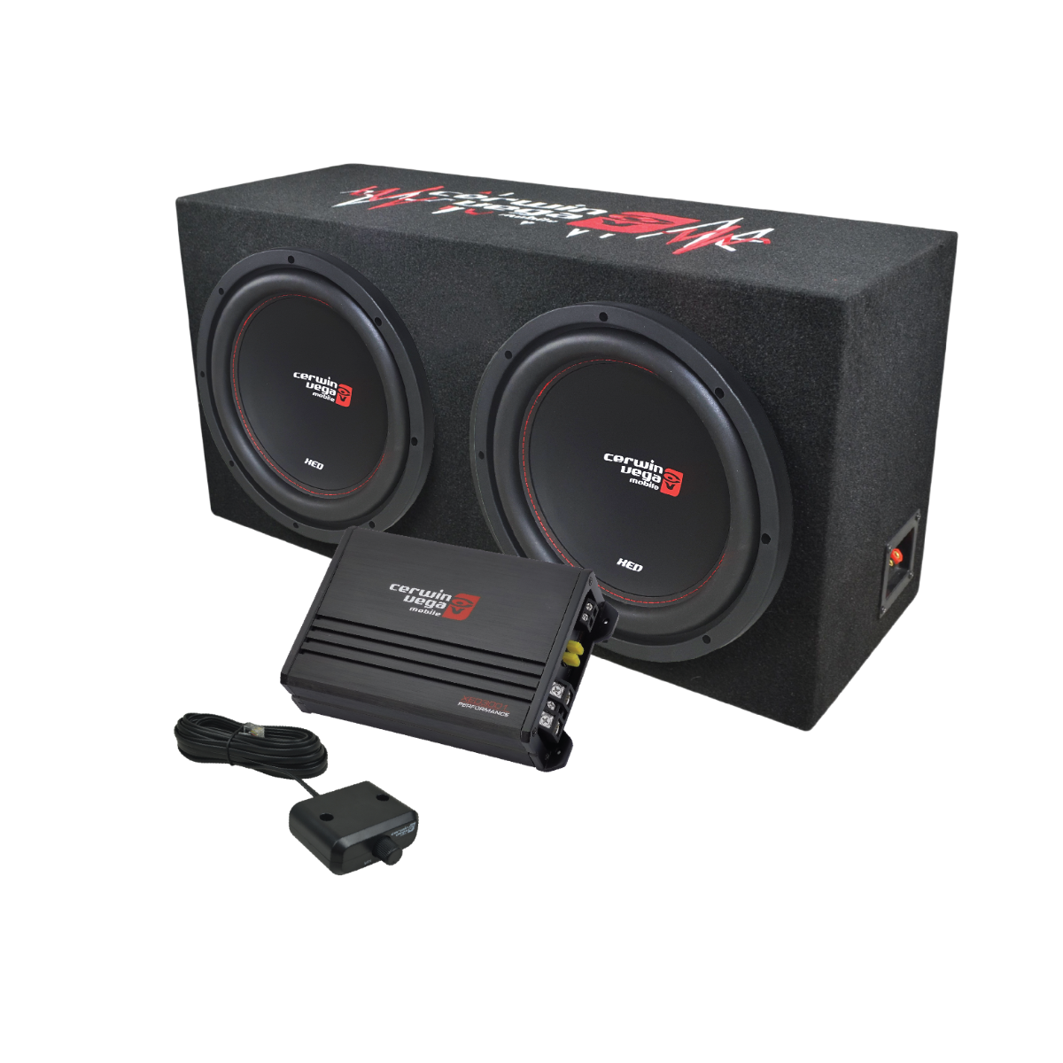 Anvendt Creep Rusten CERWIN VEGA XED DUAL 12INCH SUBWOOFER LOADED WITH AMPLIFIER  PACKAGE*BKX212S2*Special deal - Driving Sound