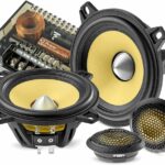 FOCAL ES 100KE 4INCH COMPONENT SPEAKERS! INCLUDES 4INCH MIDRANGE/TWEETERS/CROSSOVER! HIGH QUALITY