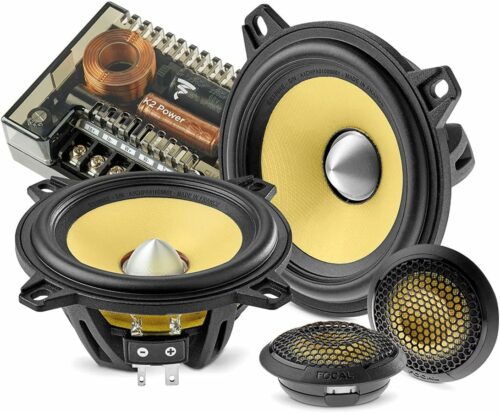 FOCAL ES 100KE 4INCH COMPONENT SPEAKERS! INCLUDES 4INCH MIDRANGE/TWEETERS/CROSSOVER! HIGH QUALITY