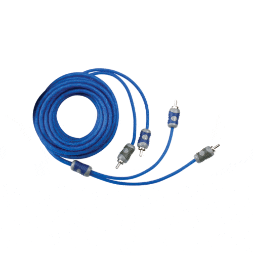 KICKER KI25 5METER 2CHANNEL SIGNAL RCA CABLE