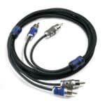 KICKER Q125 5METRE 2CH RCA SIGNAL CABLE!HIGH QUALITY