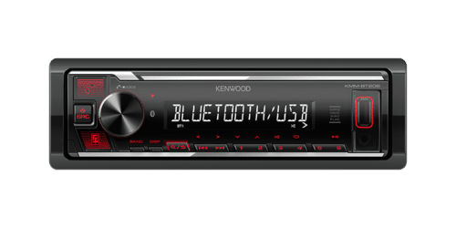 KENWOOD KMM-BT208 MECHLESS USB/BLUETOOTH/TUNER SINGLE DIN CAR STEREO!