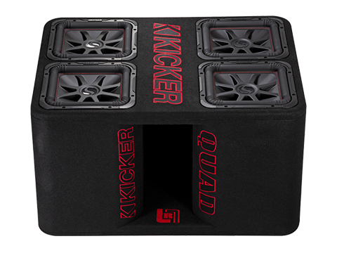 KICKER QUAD 12INCH 47QL7122 4X 12INCH L7R LOADED SUBWOOFER!