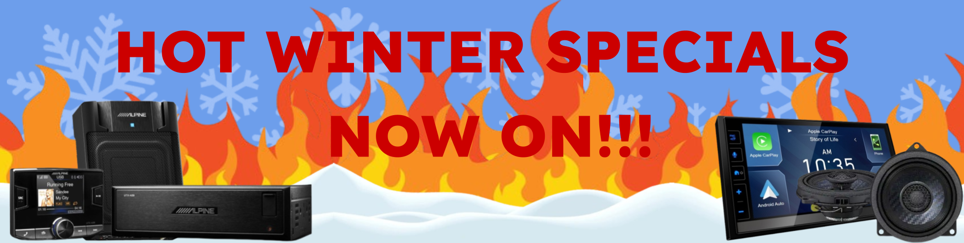Christmas sale banner.