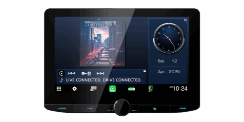 KENWOOD DMX9724XDS 10.1INCH FLOATING SCREEN WIRELESS ANDROID AUTO/CARPLAY MULTIMEDIA