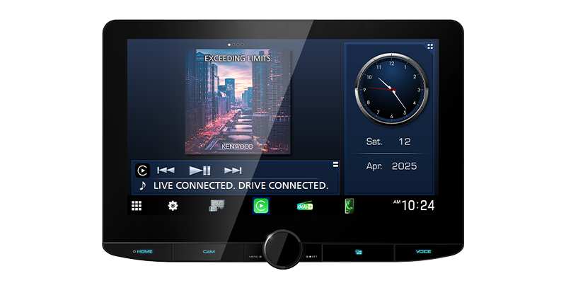 KENWOOD DMX9724XDS 10.1INCH FLOATING SCREEN WIRELESS ANDROID AUTO/CARPLAY MULTIMEDIA