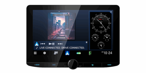 KENWOOD DMX9724XDS 10.1INCH FLOATING SCREEN WIRELESS ANDROID AUTO/CARPLAY MULTIMEDIA - Image 2