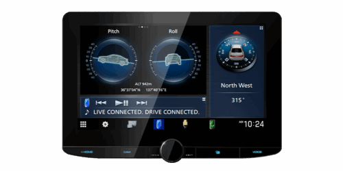 KENWOOD DMX9724XDS 10.1INCH FLOATING SCREEN WIRELESS ANDROID AUTO/CARPLAY MULTIMEDIA - Image 4