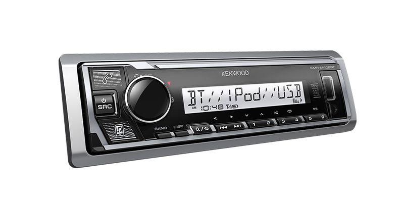 KENWOOD KMR-M408BT DIGITAL MEDIA RECEIVER WITH USB/BLUETOOTH/TUNER! MARINE