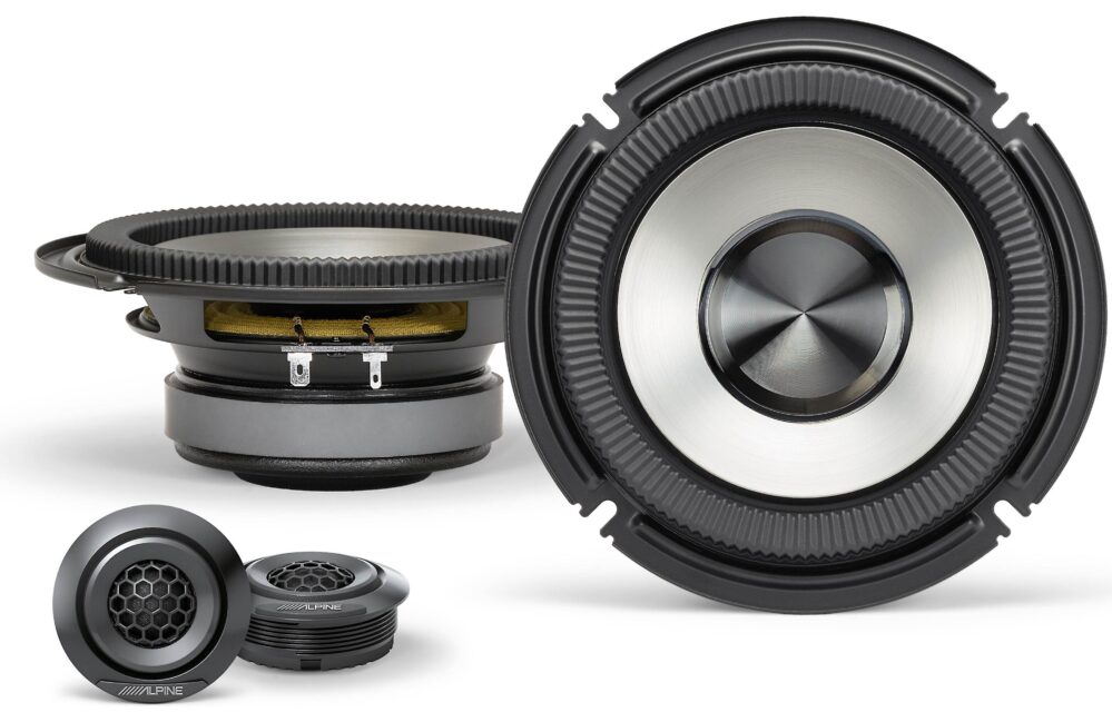 ALPINE BRV-S65C BASSREV SERIES 2 6.5INCH COMPONENT SPEAKER