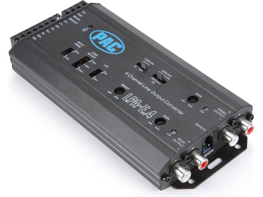 PAC LPA-E.4 LINE OUTPUT 4CH CONVERTER WITH AUTO TURN ON FOR AMP - Image 2
