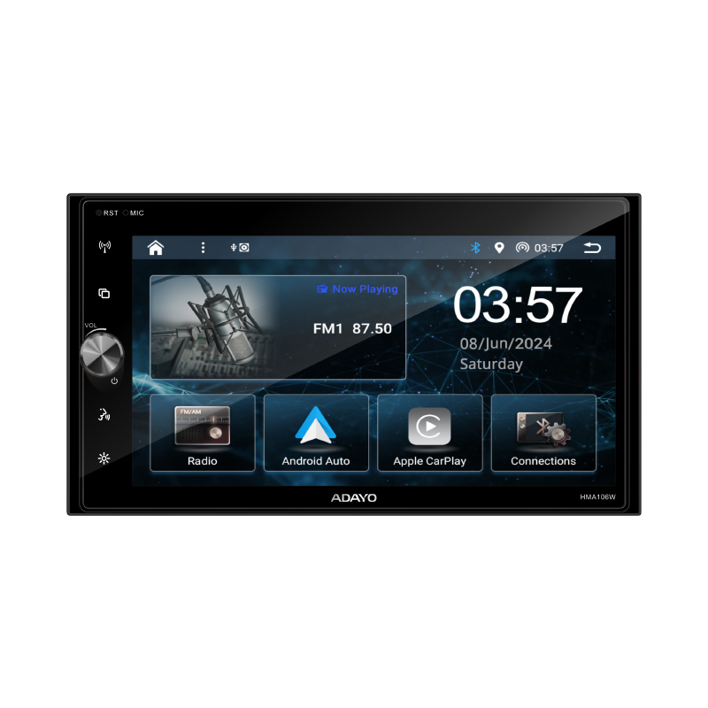ADAYO HMA-106W HD WIRELESS ANDROID AUTO/CARPLAY*ROTARY KNOB*ONLINE ONLY*