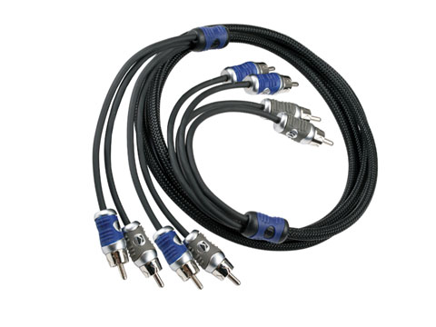 KICKER QI46 4CH 6 METER RCA SIGNAL CABLE