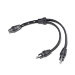 ROCKFORD FOSGATE RFITY-1F PREMIUM 1X FEMALE TO 2X MALE RCA Y ADAPTER