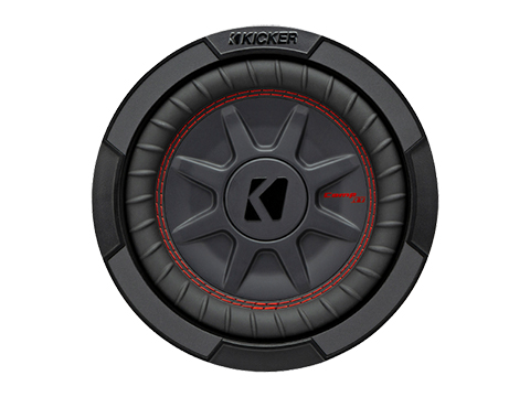 KICKER CWRT82 COMPRT 8INCH ULTRA THIN DUAL 2OHM SUBWOOFER
