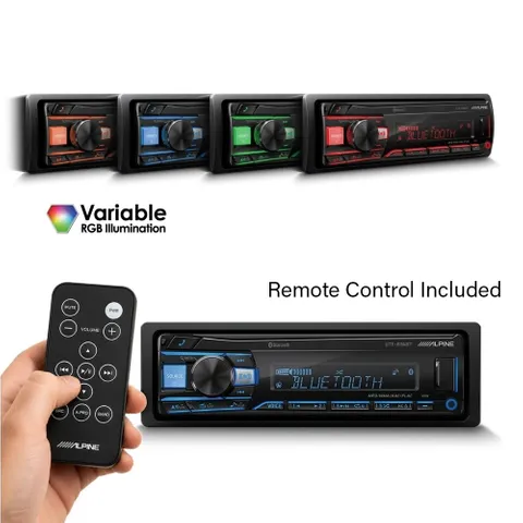 ALPINE UTE-83EBT DIGITAL MECHLESS MEDIA RECEIVER FRONT USB/BLUETOOTH/4V - Image 7