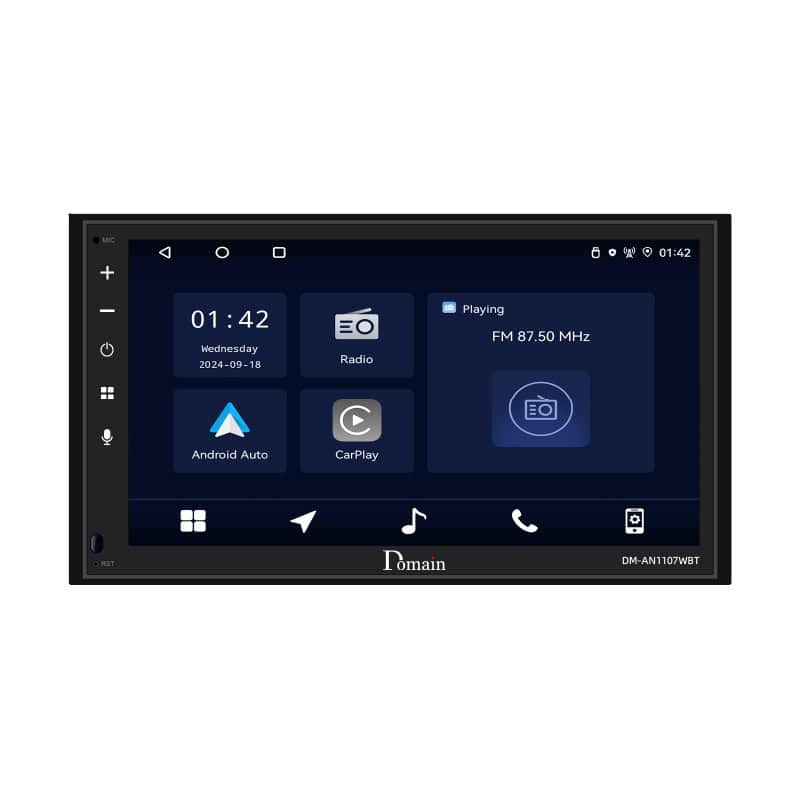 DOMAIN DM-AN1107WBT WIRELESS ANDROID AUTO/CARPLAY UNIT