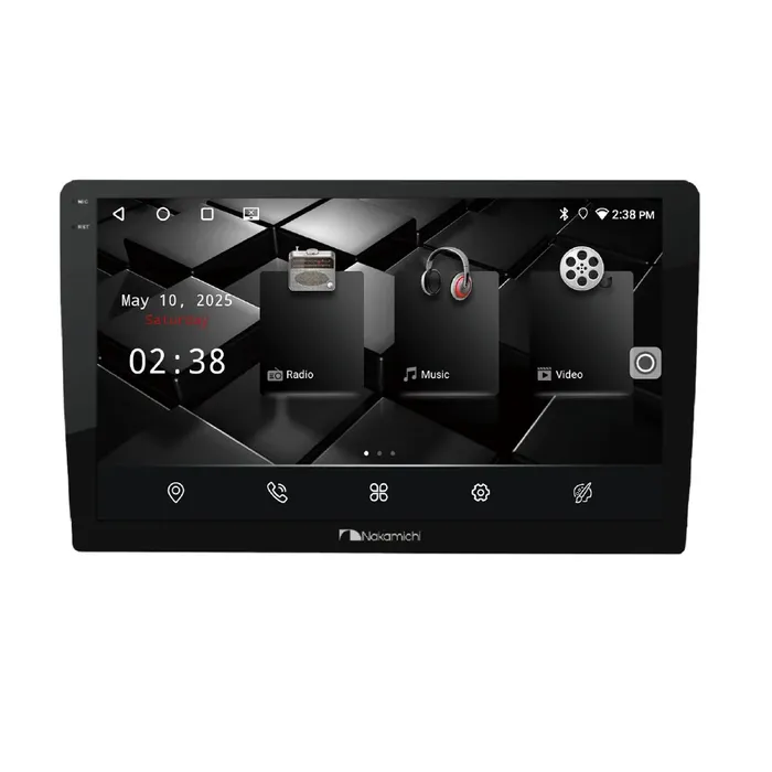NAKAMICHI NAM5260PRO-A9Z ANDORID AUTO/CARPLAY 9INCH MULTIMEDIA UNIT